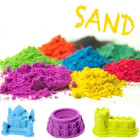 Krāsainas kinētiskās smiltis 1 KG PLAY SAND