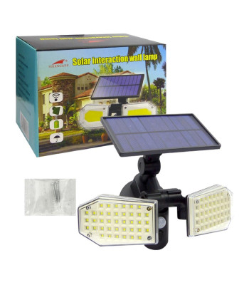 Saules enerģijas lampa ar kustības sensoru SH-078