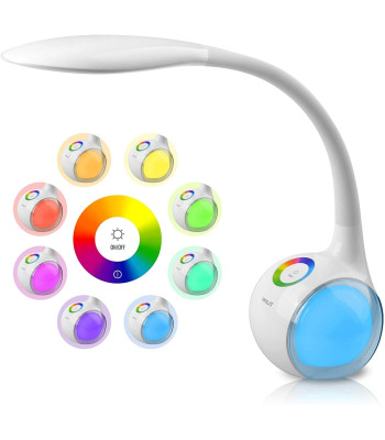 LED galda lampa 256 RGB - maināmas krāsas