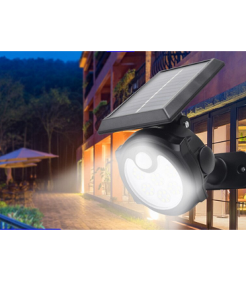 Saules enerģijas lampa ar kustības sensoru SH-1705C