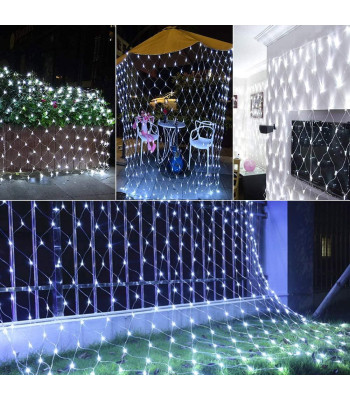 320 LED gaismas virtene - tīkls 3x2m