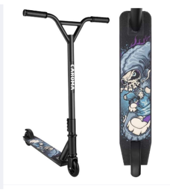 Triuku skrejritenis STUNT ar LED riteņiem Graffiti HC-1