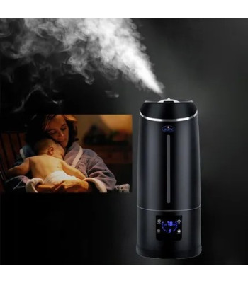Ultraskaņas aromātiskais difuzors - gaisa mitrinātājs 25W, 6,5L ar LCD ekrānu HD-1355