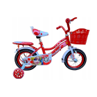 Bērnu velosipēds ar palīgriteņiem 12 collu riteņi Red PR-1508