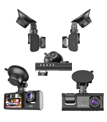 Automašīnas videoreģistrators ar salona un aizmugures kamerām