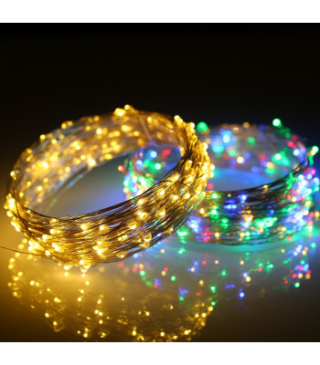 Elastīga stieples virtene 100LED 10m
