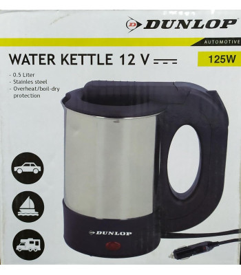 Ceļojumu automašīnas tējkanna DUNLOP 12v