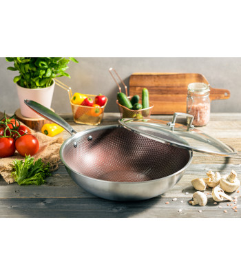 EDENBERG EB-14109 30 cm WOK panna ar vāku