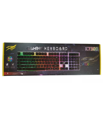 Spēļu tastatūra ar RGB LED apgaismojumu